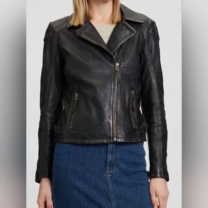 Mauritus Peggie Genuine Leather Jacket  NWT Retail $349